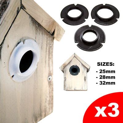 metal bird box plates|bird box plate hole.